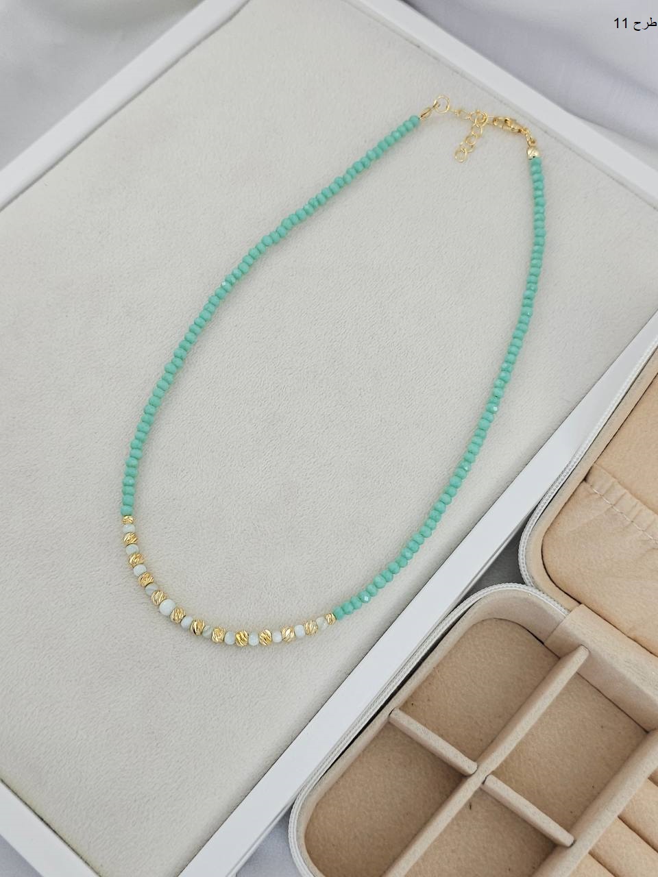 گردنبند فیمو تک رج